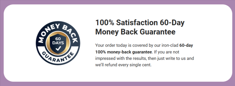RenewRitual Money Back Guarantee